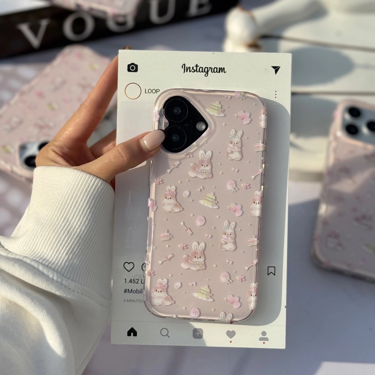 قاب گوشی آیفون sweet rabbit
