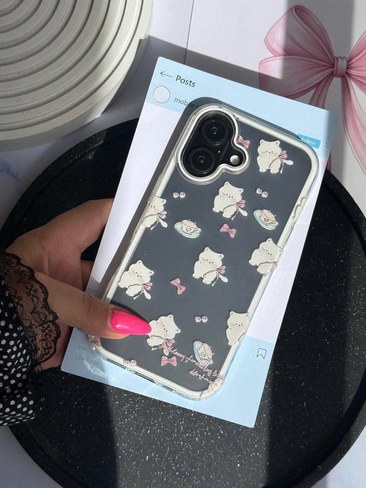 قاب گوشی آیفون Tea & Cats