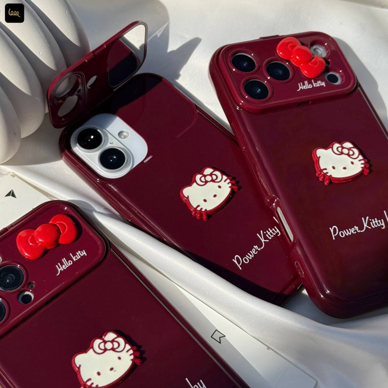 قاب گوشی آیفون kitty baby cherry