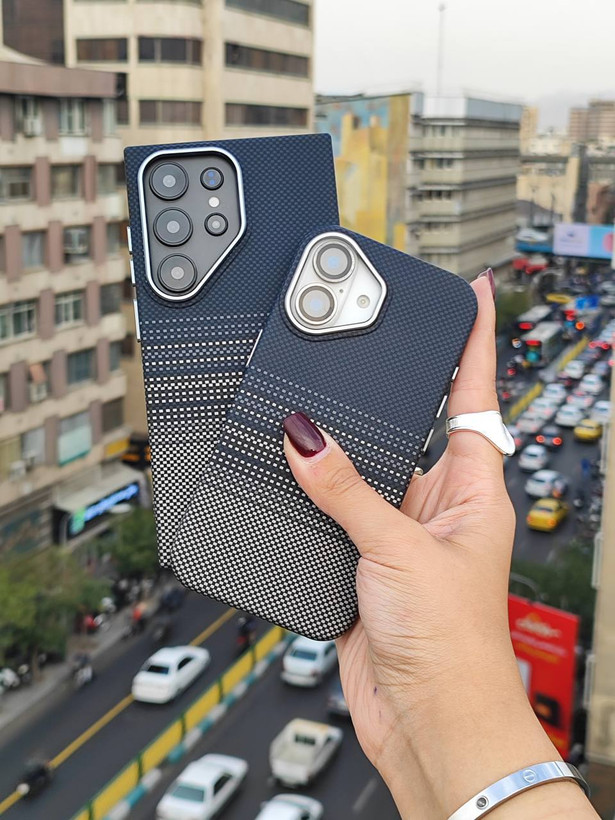 قاب گوشی آیفون و سامسونگ carbon fiber PITAKA